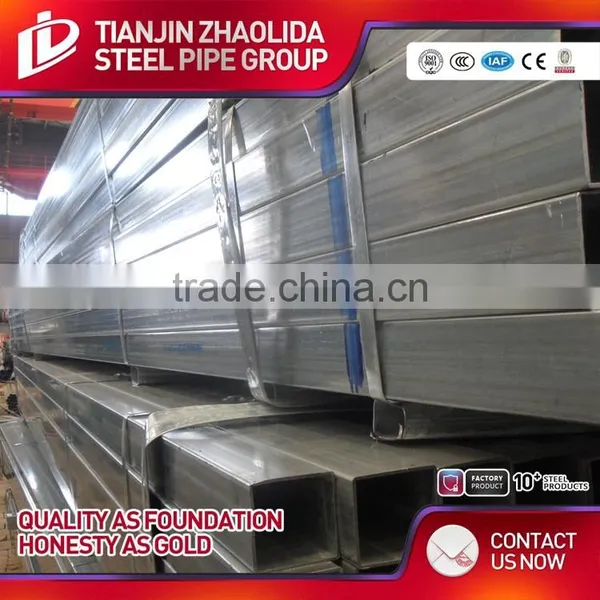 EN10219 Square Rectangular Carbon Galvanized ms Square Pipe for Greenhouse photo-6