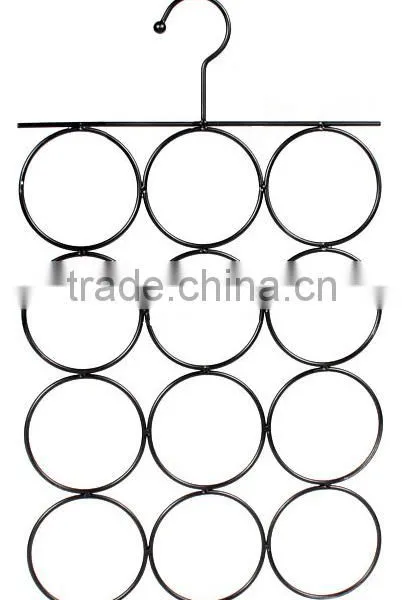 Store More Multi Compartment Hanging Scarf Organizer Sprayed Door Hooks photo-2