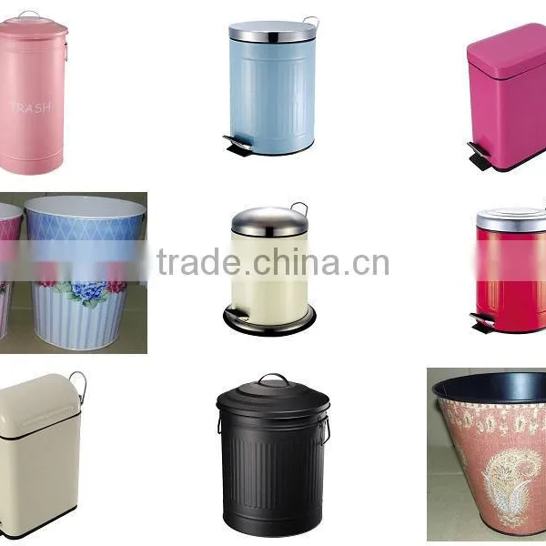 3 Litre Pedal Trash Bin White Foot Pedal Bin With Lid For Easy Opening Closing Dustbin photo-6