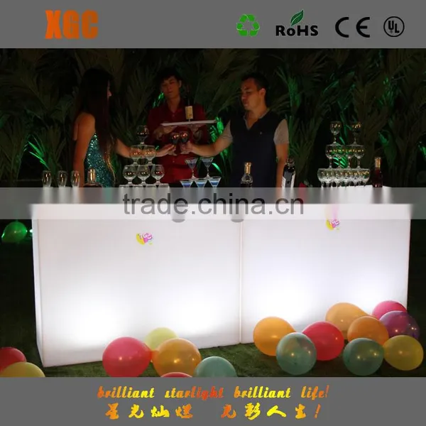 High Grade PE Plastic LED Table Party Table Outdoor Waterproof Led Table photo-5