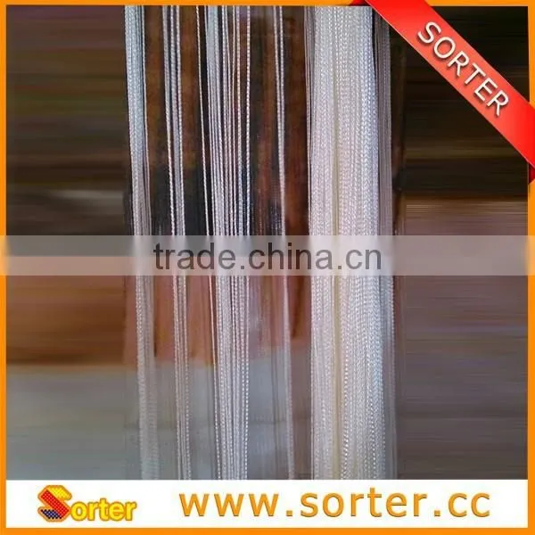 High Quality Decorative Polyster Fringe Curtain String Curtain Room Divider photo-2