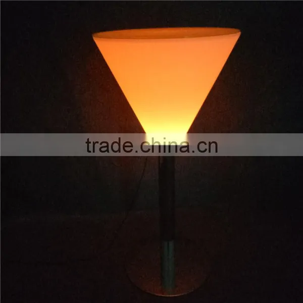 Shenzhen PE Material LED Light Bar Furniture for Sale Modern LED Luminous Bar Table 56*56*76cm photo-5