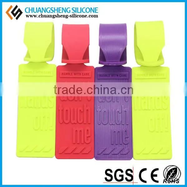 Hot Quality Durable Silicone Wholesale Logo Luggage Travel Tags photo-2