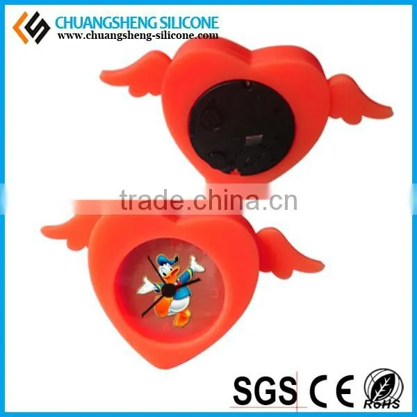 Angel Wings Shape Clock, Silicone Clock, OEM Clock photo-6