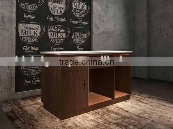 Classical Reception Desk Modern Shop Counter Design Mobile Shop Counter(BG11-M103) photo-4