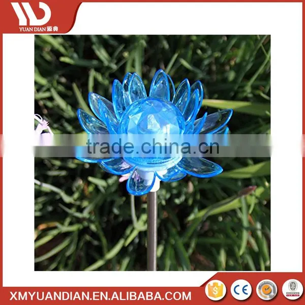Rotating Flower Garden Stake Outdoor Yard Decor Led Lamp Solar Landscape Light photo-5
