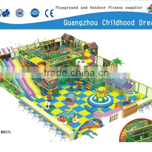$39.00/Sq.m (B-0170) CE Certificated Big Slide Ball Pool Trampoline Colorful SOFT PLAY EQUIPMENT Indoor Playground photo-2
