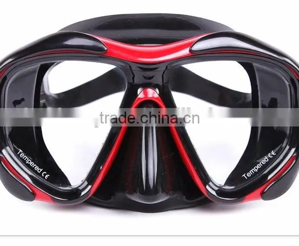 Hot CE Approval 2016 Hot Sale Water Sports Training Snorkeling Equipment Anti-Fog Silicone Scuba Diving Mask Snorke photo-6