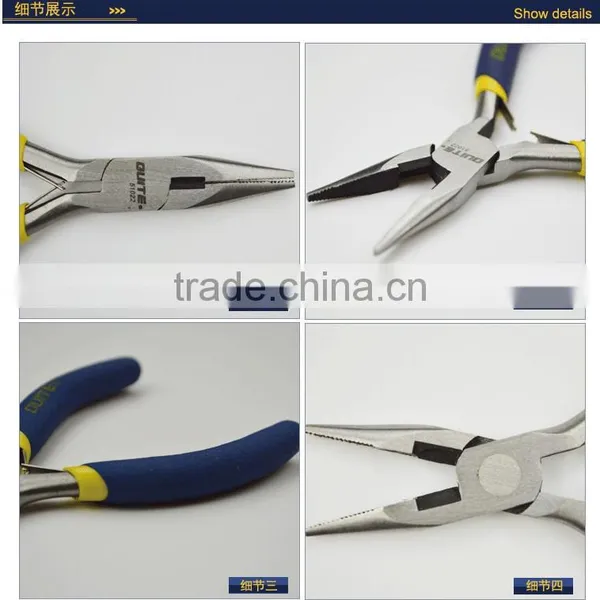 4.5" Mini Long Nose Plier Needle Nose Pliers photo-4