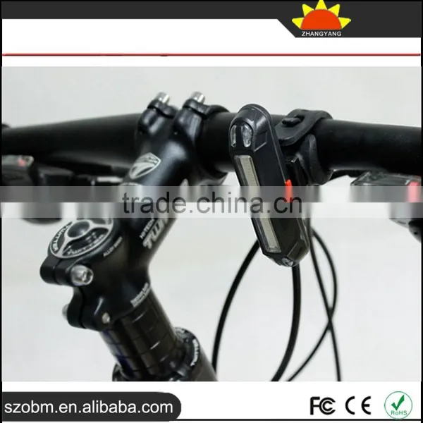 New Arrival 3 Mode RED/White Light LED Bicycle Safety Front/Tail Light Set With USB Charger photo-4