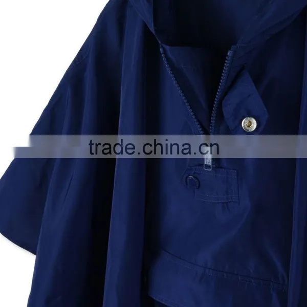 Blue Froggie Raincoat Cape With Monster Printed Hood Kid Wear Child Clothing HSC5940 photo-3