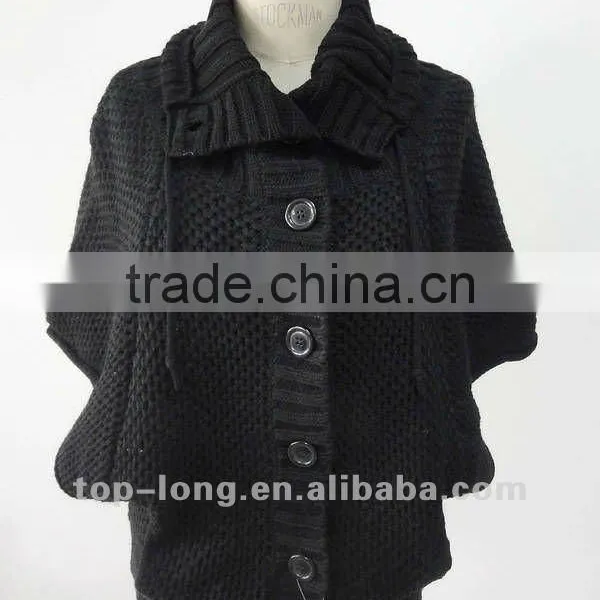 Dolman Sleeve Ladies Cardigan Sweater Knitwear