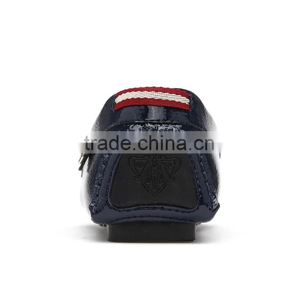 High Quality Cow Leather Casual Shoes Sample Fashion for Men, Adults Casual Peas Shoes Made in China Factory photo-4