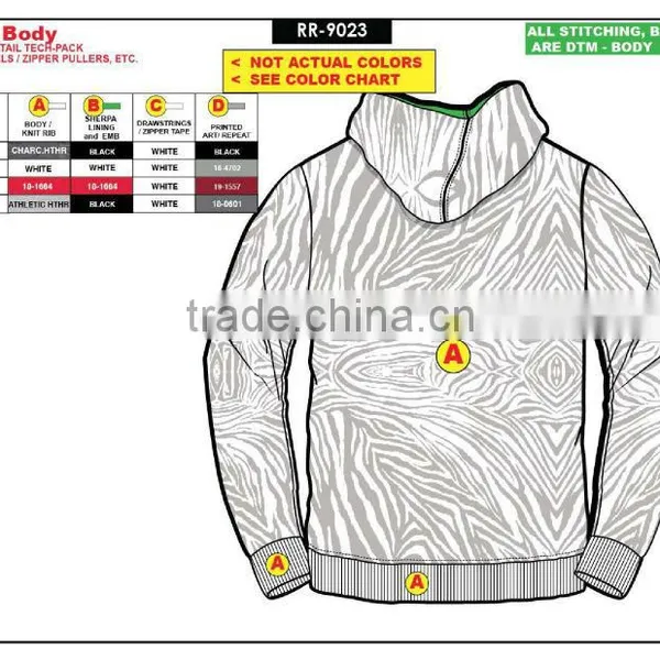 2014 Stock Boys / Mens / Big Mens Polyester Winter Sherpa Lined Printed Fleece Jacket /coat photo-4