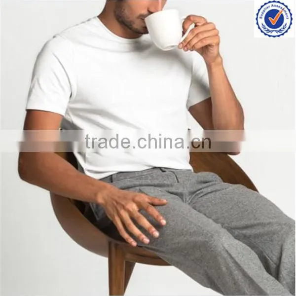 Hot Sale Round Neck Slim Fit Men t Shirt photo-3