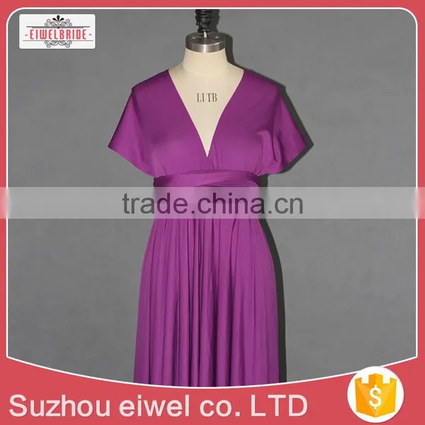 Chiffon Asymmetrical Neck Evening Dress Elegant photo-5