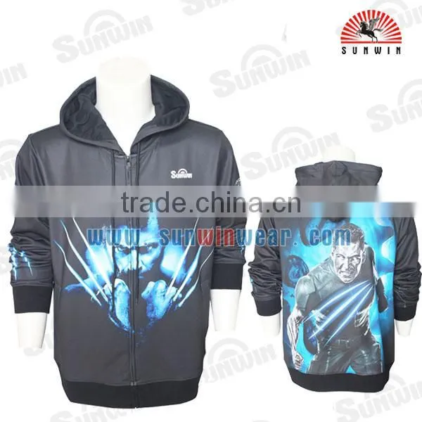 Best Selling Products in US Wholesale Thumb Hole Hoodie With Hood photo-2
