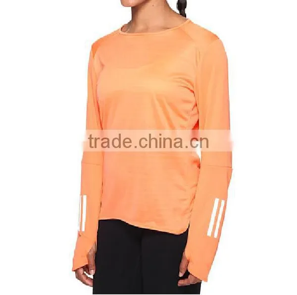 High Quality Women T-shirt Custom T-shirt Women t Shirt Wholesale China O-neck Long Sleeves t Shirt photo-5