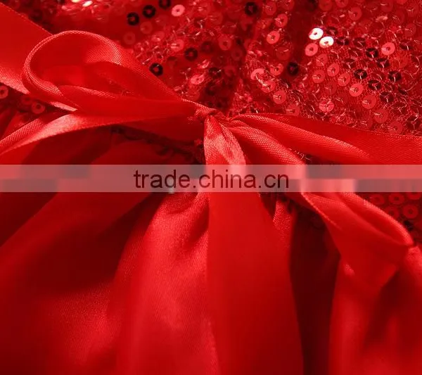 Wholesale Fall New Arrival Sequined Sleeveless Baby Girl Christmas Princess Dress photo-3