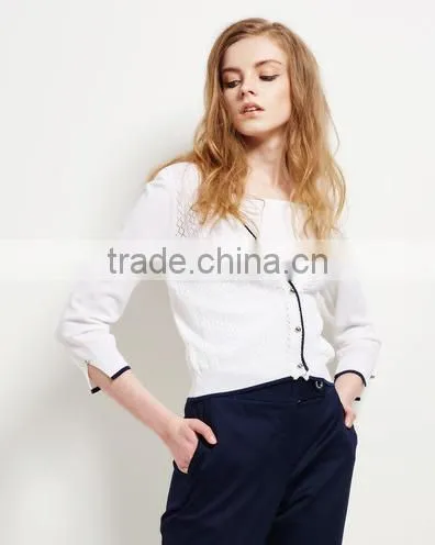 High Quality Open Front Cashmere Wrap Sweater Cardigan Designs for Women photo-2