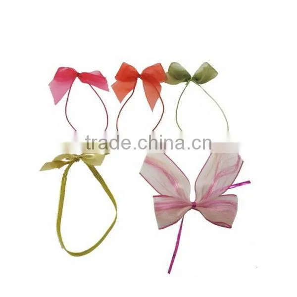New Top Sell Butterfly Shape Ribbon Bows With Sequin photo-4