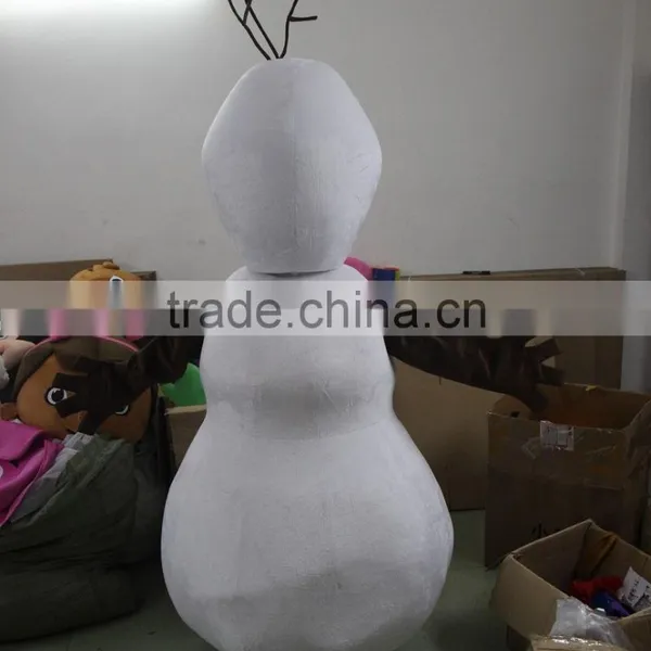 100% In-kind Shooting Cheap Olaf Costume Snowman Olaf Mascot Costume for Adult photo-4