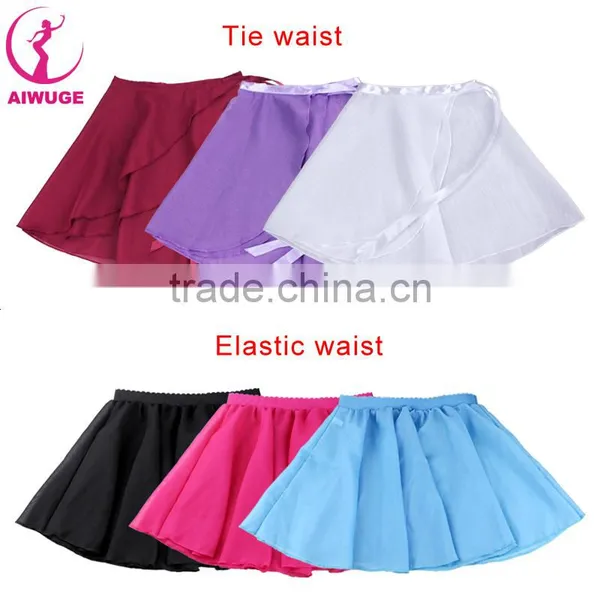 8 Colors Chiffon Pettiskirt Girls Transparent Chiffon Ballet Skirt Lyrical Ballet Skirts photo-6