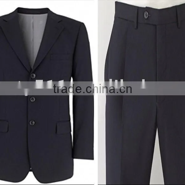 Dark Navy Men's 3 Button Slim Fit Suit Mr-2