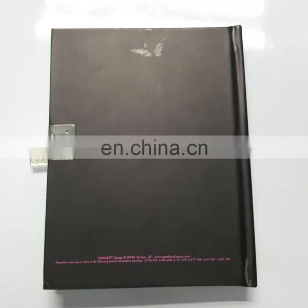 Hot Selling Promotion Custom Push Button Notebook Diary With Lock and Key photo-5