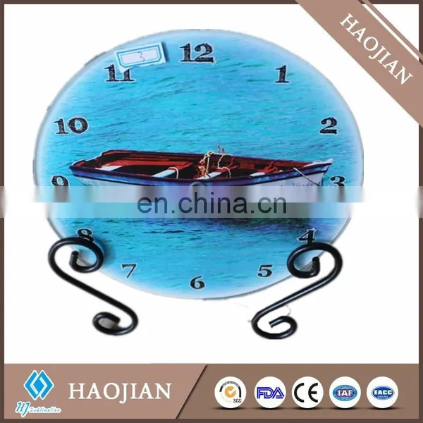 Blank Glass Clock, White Sublimation Coating, Tempered Glass photo-3