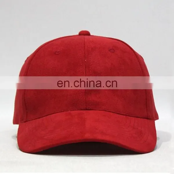 Custom Softextile Suede Plain Baseball Cap 6 Panel 2016 Hot Sell photo-3