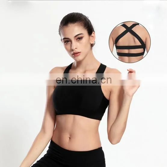 Wholesale Custom Design Sublimation Printed Sportswear Yoga Bra photo-3