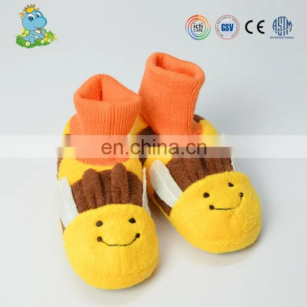 GSV Cute Manufacture Infant Shoes Soft Plush Slipper photo-3