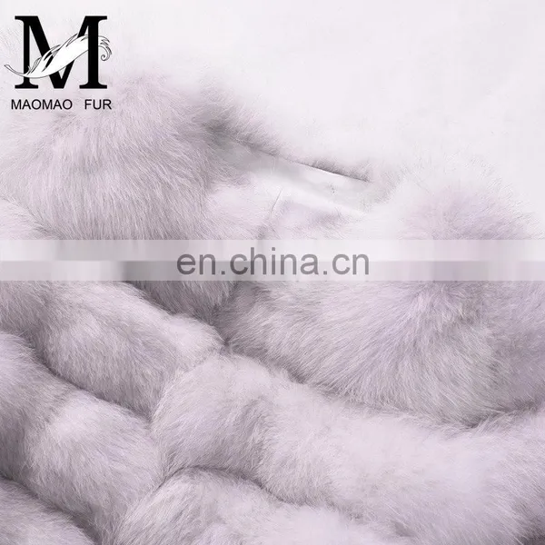2016 Fashion Latest Coat Designs for Women / Natural Fox Fur Women Coat photo-5
