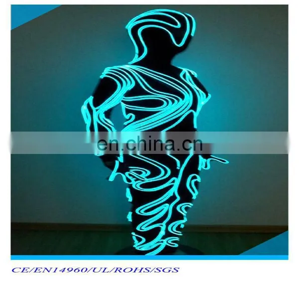 Halloween TRON Slave Costume LED Dance Costume photo-2