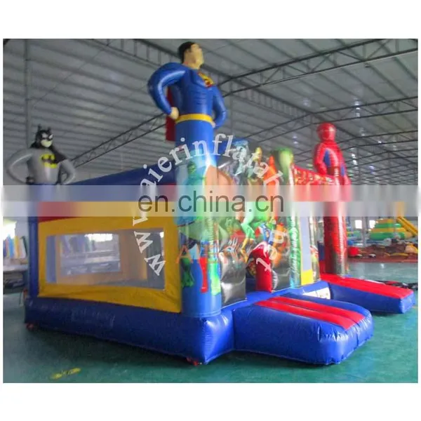 2017 Aier Superhero Inflatable Bouncer Combo for Sale/ Inflatable Castle Combo photo-2