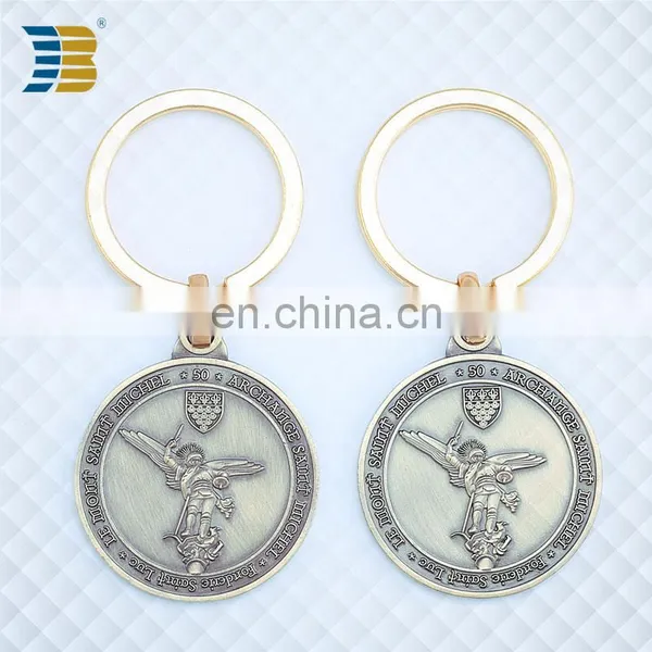 Russia Custom Made Bronze Coin Keychain With Engraving photo-4