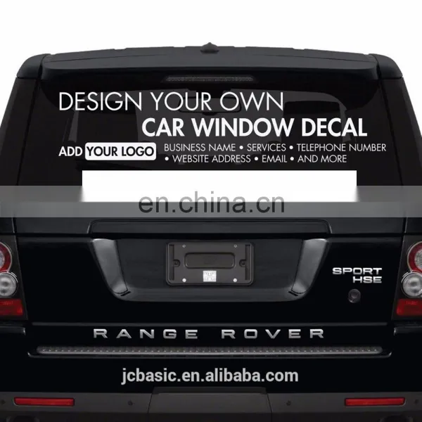 Custom Printing Easy Peel off Vinyl Car Window Stickers photo-5