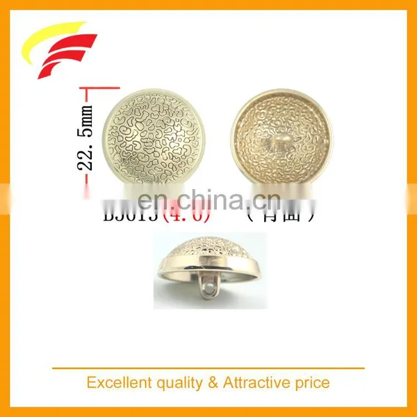 40L 25mm Round Zinc Alloy , Zamak , Metal Hand Sewing Suit Button With Enamel photo-4