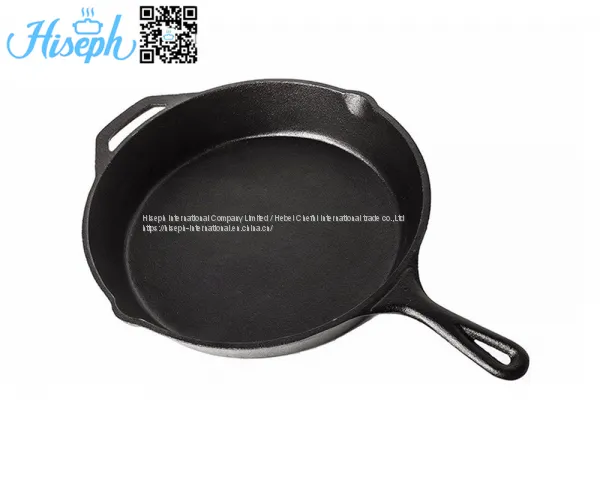 Hiseph cast iron pan skillet 3 set with handle HS-4 12