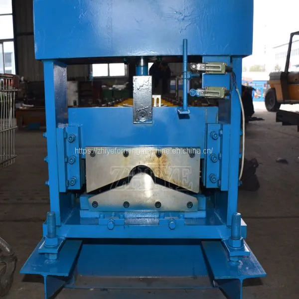 CE Standard PPGI Steel Ridge Cap Roll Forming Machine photo-5