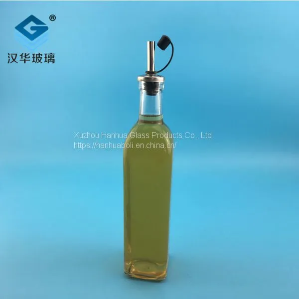 Manufacturer of 500ml Square Olive Oil Glass Bottle photo-2