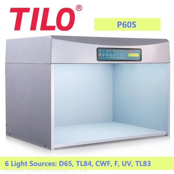 TILO P60S 6 Light Sources Color Assessment Cabinet With Upgraded Metal Plate No Light Leakage