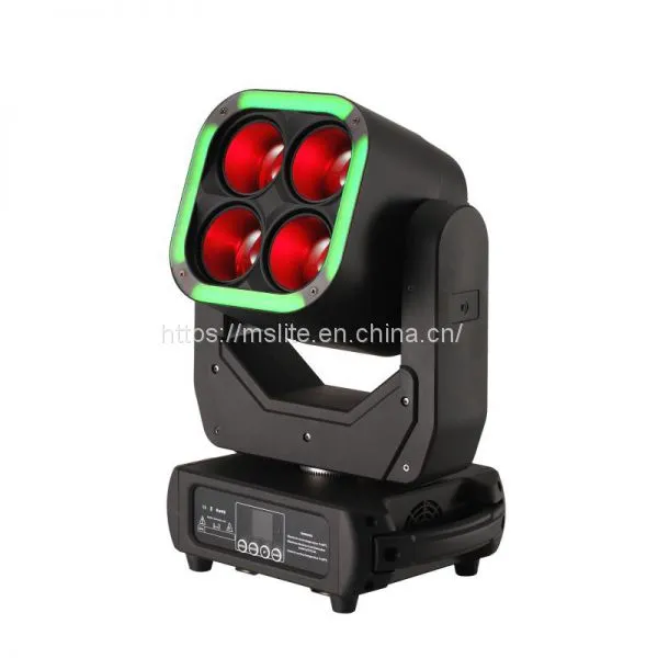 High Quality 4X60W Moving Beam Wash Light LED Zoom Moving Head Light For DJ Stage Events photo-3