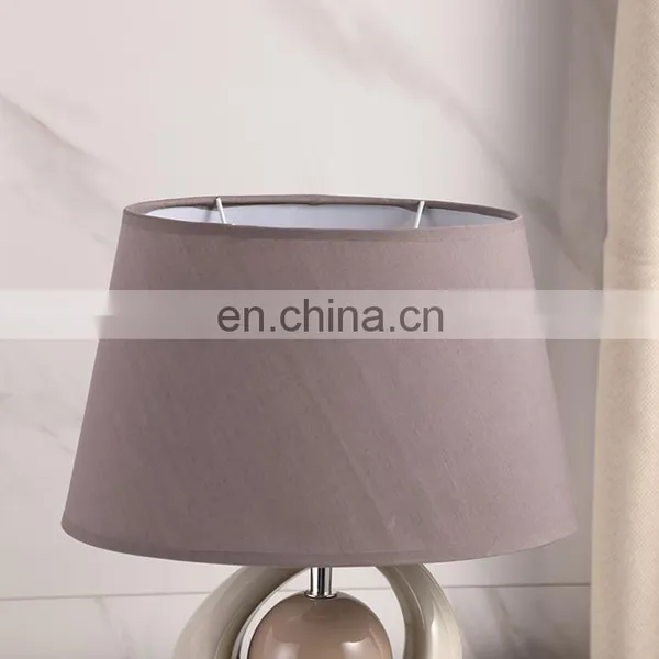 Popular New Design Hotel Home Table Decoration Modern Nightstand Lamps Porcelain for Gift photo-2