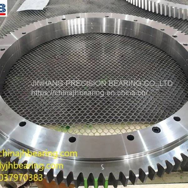 Crane Wheel Bogie Use Slewing Ball Teeth Bearing RKS.21 1091 1198x984x56mm photo-5