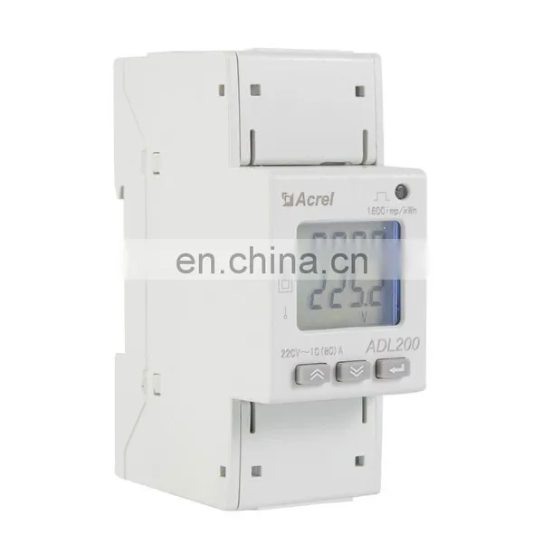 Single Phase Two Wire Din Rail Counter Type Modbus Watt Hour Energy Electricity KWh Meter ADL200 photo-4