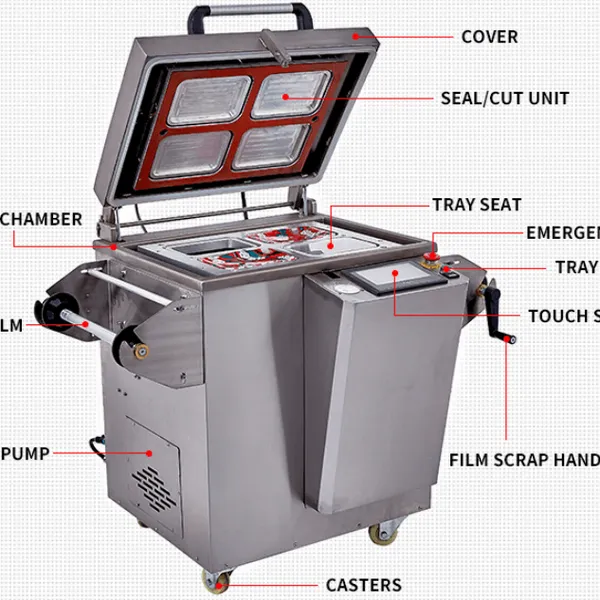 Vacuum MAP Tray Sealer Wecanpak photo-2