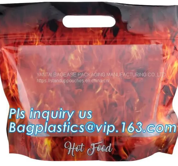 Barrier, Moisture Proof, Kraft Rotisserie Chicken Bags Hot Meal Packaging Deli Bag With Resealable Zipper Lock photo-4