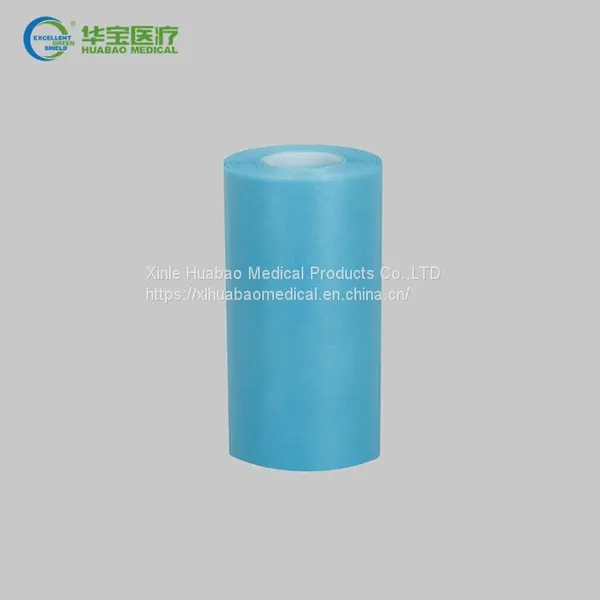 Pe Coated Non Woven Medical Pe Film Isolation Gown Material Coveralls Material